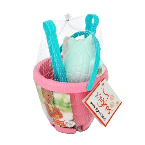 Іграшка Набір для піску Вежа еластична 5ел. рожевий (95095) / Для пісочниці № 6 Kids Republic Іграшка Набір для піску Вежа еластична 5ел. рожевий (95095) / Для пісочниці № 6