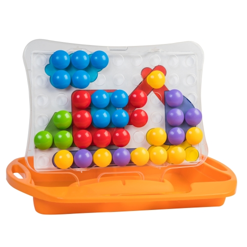 Развивающая игрушка Моя первая мозаика светло-зеленый (93701) / Пазл № 5 Kids Republic Развивающая игрушка Моя первая мозаика светло-зеленый (93701) / Пазл № 5