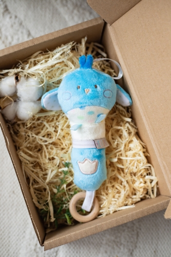 Игрушка - погремушка птичка Пипо, ELFIKI (06665) / Погремушки № 4 Kids Republic Игрушка - погремушка птичка Пипо, ELFIKI (06665) / Погремушки № 4