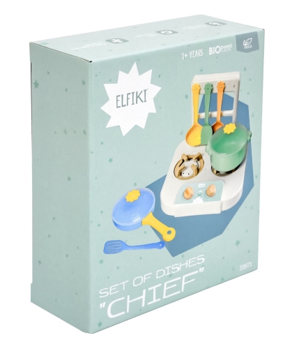 Toy Set of dishes Chef, ELFIKI (99734) / Play Sets № 3 Kids Republic Toy Set of dishes Chef, ELFIKI (99734) / Play Sets № 3