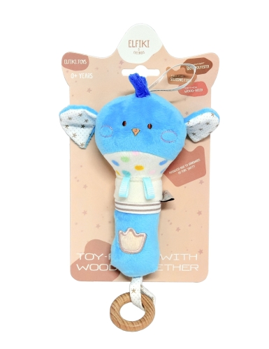 Игрушка - погремушка птичка Пипо, ELFIKI (06665) / Погремушки Kids Republic Игрушка - погремушка птичка Пипо, ELFIKI (06665) / Погремушки