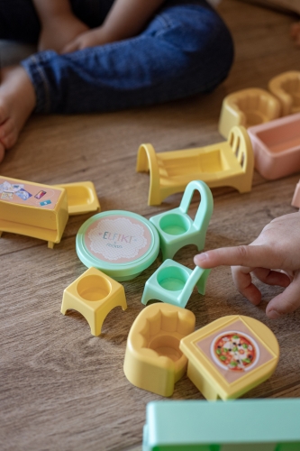 A set of furniture for dolls (living room) 8 el., ELFIKI (97891) / Doll House Furniture № 5 Kids Republic A set of furniture for dolls (living room) 8 el., ELFIKI (97891) / Doll House Furniture № 5