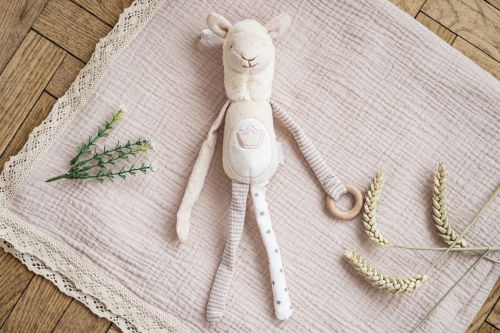 Toy - Sammy the llama rattle, ELFIKI (16662) / Rattles № 3 Kids Republic Toy - Sammy the llama rattle, ELFIKI (16662) / Rattles № 3