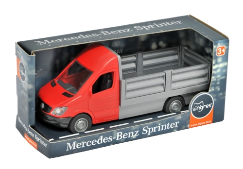 Toy Car Mercedes-Benz Sprinter on-board (red), Tigres (96733) / Toy Transport Kids Republic Toy Car Mercedes-Benz Sprinter on-board (red), Tigres (96733) / Toy Transport