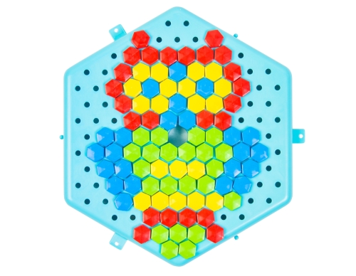 Developmental toy Mosaic Butterfly light pink (93145) / Puzzle № 3 Kids Republic Developmental toy Mosaic Butterfly light pink (93145) / Puzzle № 3