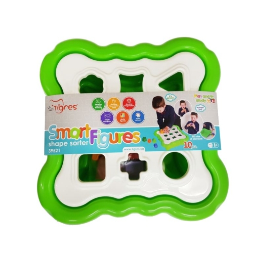 Toy - sorter Smart figurines 10 el. (St. Green) (95217) / Sorters and Pyramids № 2 Kids Republic Toy - sorter Smart figurines 10 el. (St. Green) (95217) / Sorters and Pyramids № 2