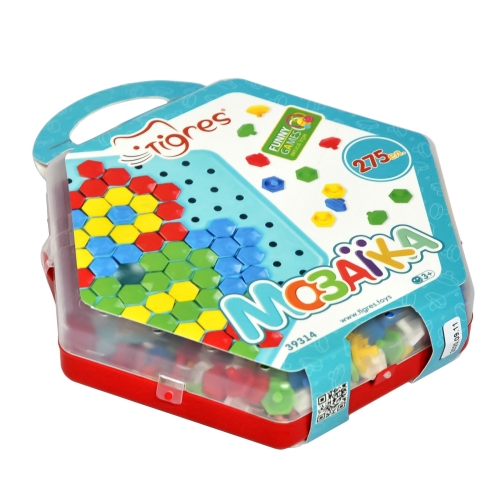 Developmental toy Mosaic Butterfly light pink (93145) / Puzzle Kids Republic Developmental toy Mosaic Butterfly light pink (93145) / Puzzle