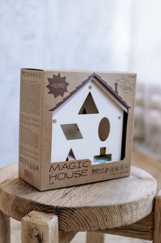 ECO Игрушка-сортер Магический дом, ELFIKI (97808) / Сортеры и пирамидки № 6 Kids Republic ECO Игрушка-сортер Магический дом, ELFIKI (97808) / Сортеры и пирамидки № 6