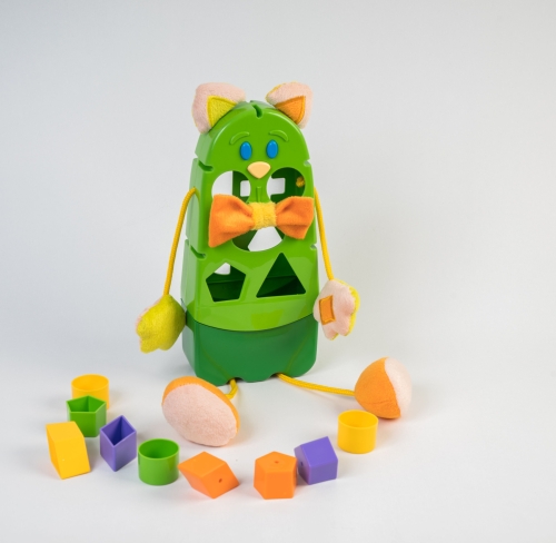 Развивающая игрушка-сортер Котик розовый (92902) / Сортеры и пирамидки № 8 Kids Republic Развивающая игрушка-сортер Котик розовый (92902) / Сортеры и пирамидки № 8