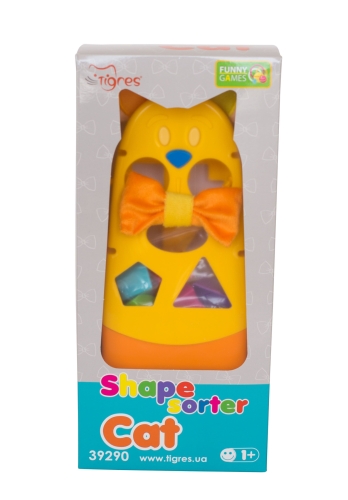 Развивающая игрушка-сортер Котик розовый (92902) / Сортеры и пирамидки № 3 Kids Republic Развивающая игрушка-сортер Котик розовый (92902) / Сортеры и пирамидки № 3
