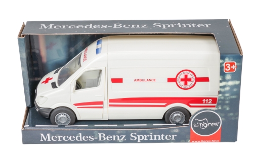 Игрушка Автомобиль Mercedes-Benz Sprinter скорая помощь, Tigres (96641) / Игрушечный транспорт № 2 Kids Republic Игрушка Автомобиль Mercedes-Benz Sprinter скорая помощь, Tigres (96641) / Игрушечный транспорт № 2