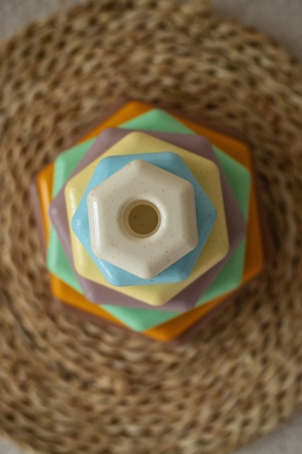 ECO Игрушка развивающая Пирамидка, ELFIKI (99192) / Сортеры и пирамидки № 6 Kids Republic ECO Игрушка развивающая Пирамидка, ELFIKI (99192) / Сортеры и пирамидки № 6