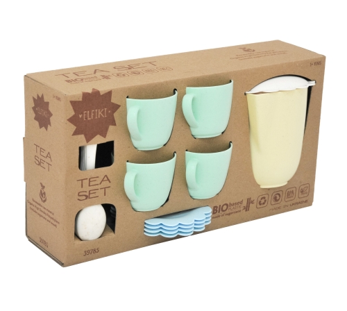 ECO Набор чайный Время для чая, ELFIKI (97853) / Игровые наборы Kids Republic ECO Набор чайный Время для чая, ELFIKI (97853) / Игровые наборы