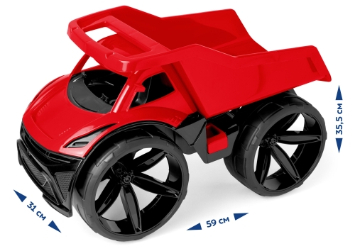 Игрушка Maximus самосвал красный (40009) / Игрушечный транспорт Kids Republic Игрушка Maximus самосвал красный (40009) / Игрушечный транспорт