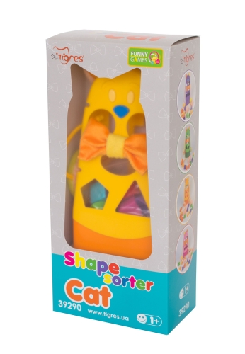 Развивающая игрушка-сортер Котик розовый (92902) / Сортеры и пирамидки № 4 Kids Republic Развивающая игрушка-сортер Котик розовый (92902) / Сортеры и пирамидки № 4