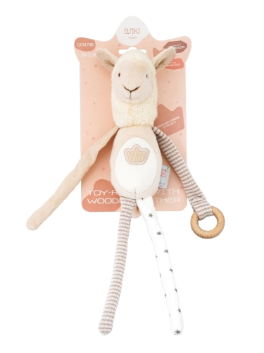Toy - Sammy the llama rattle, ELFIKI (16662) / Rattles Kids Republic Toy - Sammy the llama rattle, ELFIKI (16662) / Rattles