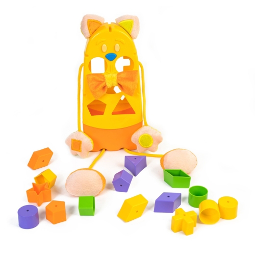 Развивающая игрушка-сортер Котик розовый (92902) / Сортеры и пирамидки № 2 Kids Republic Развивающая игрушка-сортер Котик розовый (92902) / Сортеры и пирамидки № 2