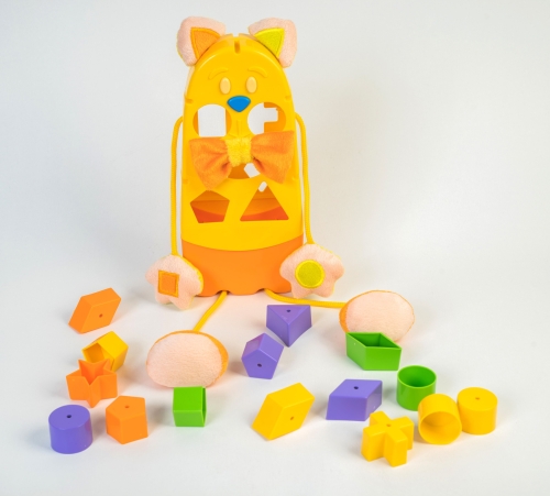 Развивающая игрушка-сортер Котик розовый (92902) / Сортеры и пирамидки № 5 Kids Republic Развивающая игрушка-сортер Котик розовый (92902) / Сортеры и пирамидки № 5