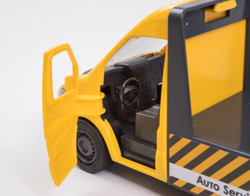 Игрушка Автомобиль Mercedes-Benz Sprinter эвакуатор с лафетом (желтый), Tigres (97419) / Игрушечный транспорт № 6 Kids Republic Игрушка Автомобиль Mercedes-Benz Sprinter эвакуатор с лафетом (желтый), Tigres (97419) / Игрушечный транспорт № 6