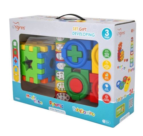 Developmental gift set, 3 electronics, Tigres (98812) / Play Sets Kids Republic Developmental gift set, 3 electronics, Tigres (98812) / Play Sets