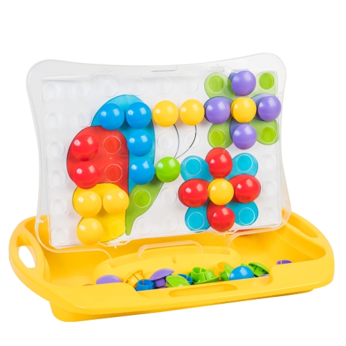 Развивающая игрушка Моя первая мозаика светло-зеленый (93701) / Пазл № 2 Kids Republic Развивающая игрушка Моя первая мозаика светло-зеленый (93701) / Пазл № 2