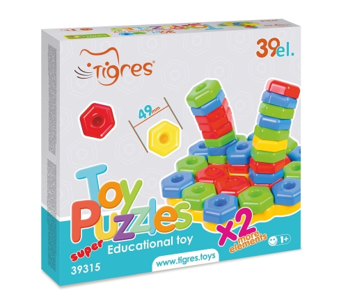 Развивающая игрушка Игропазлы SUPER 39 эл. (93152) / Пазл № 3 Kids Republic Развивающая игрушка Игропазлы SUPER 39 эл. (93152) / Пазл № 3