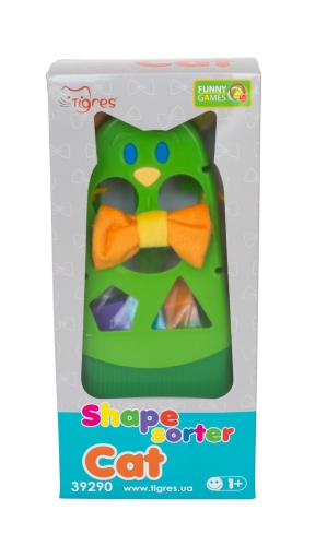 Развивающая игрушка-сортер Котик розовый (92902) / Сортеры и пирамидки № 7 Kids Republic Развивающая игрушка-сортер Котик розовый (92902) / Сортеры и пирамидки № 7