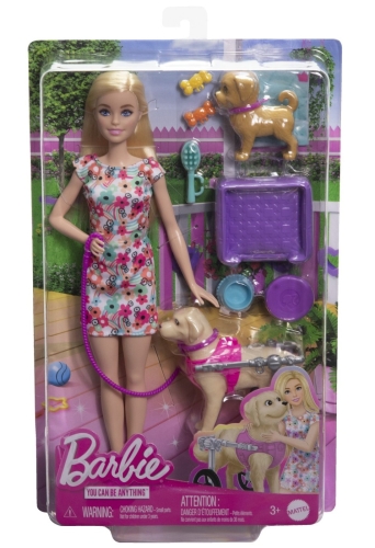 Doll with a dog in a stroller, Barbie (92243) / Dolls № 4 Kids Republic Doll with a dog in a stroller, Barbie (92243) / Dolls № 4