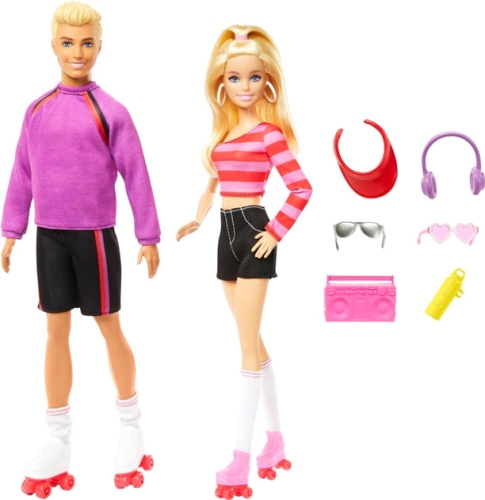 Набір Fashionistas Барбі та Кен на роликах, Barbie (32437) / Ляльки № 2 Kids Republic Набір Fashionistas Барбі та Кен на роликах, Barbie (32437) / Ляльки № 2