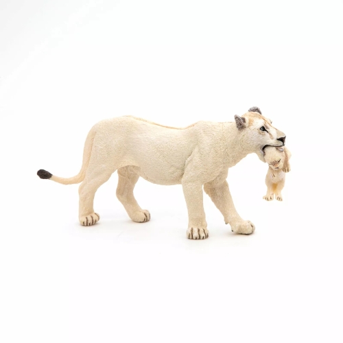 Figurine White Lioness with Cub 3.5x14.5x6.5cm, Papo (02034) / Souvenirs and Decorations № 3 Kids Republic Figurine White Lioness with Cub 3.5x14.5x6.5cm, Papo (02034) / Souvenirs and Decorations № 3