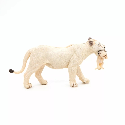 Figurine White Lioness with Cub 3.5x14.5x6.5cm, Papo (02034) / Souvenirs and Decorations № 7 Kids Republic Figurine White Lioness with Cub 3.5x14.5x6.5cm, Papo (02034) / Souvenirs and Decorations № 7