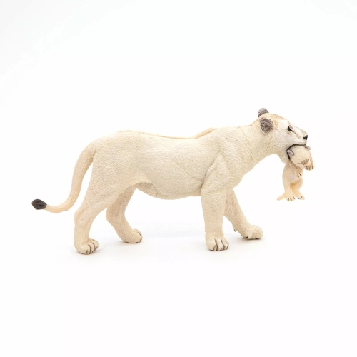 Figurine White Lioness with Cub 3.5x14.5x6.5cm, Papo (02034) / Souvenirs and Decorations № 8 Kids Republic Figurine White Lioness with Cub 3.5x14.5x6.5cm, Papo (02034) / Souvenirs and Decorations № 8