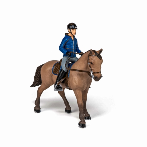 Фигурка Лошадь со всадником, Papo (15652) / Декор в детскую № 2 Kids Republic Фигурка Лошадь со всадником, Papo (15652) / Декор в детскую № 2