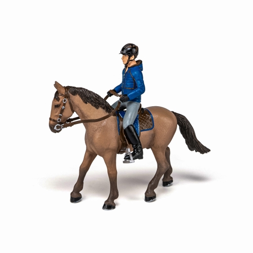 Фигурка Лошадь со всадником, Papo (15652) / Декор в детскую № 3 Kids Republic Фигурка Лошадь со всадником, Papo (15652) / Декор в детскую № 3