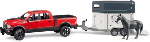 Іграшкова мaшинкa RAM 2500 Pickup Truck W Кінський причіп і кінь, Bruder (25014) / Іграшковий транспорт № 4 Kids Republic Іграшкова мaшинкa RAM 2500 Pickup Truck W Кінський причіп і кінь, Bruder (25014) / Іграшковий транспорт № 4