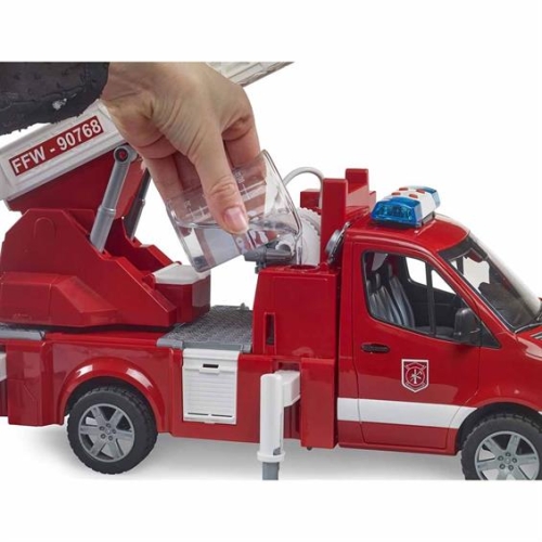 Toy car Fire engine MB Sprinter scale 1:16, Bruder (26738) / Toy Transport № 3 Kids Republic Toy car Fire engine MB Sprinter scale 1:16, Bruder (26738) / Toy Transport № 3