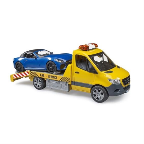 Машинка іграшкова Евакуатор MB Sprinter з родстером, Bruder (26752) / Іграшковий транспорт Kids Republic Машинка іграшкова Евакуатор MB Sprinter з родстером, Bruder (26752) / Іграшковий транспорт