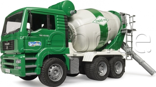 Машинка іграшкова Бетонозмішувач MAN TGA 49x18x25,5см, Bruder (27391) / Іграшковий транспорт № 2 Kids Republic Машинка іграшкова Бетонозмішувач MAN TGA 49x18x25,5см, Bruder (27391) / Іграшковий транспорт № 2