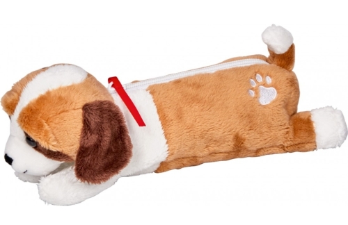Plush pencil case St. Bernard dog, Spiegelburg (75298) / Stationery Kids Republic Plush pencil case St. Bernard dog, Spiegelburg (75298) / Stationery
