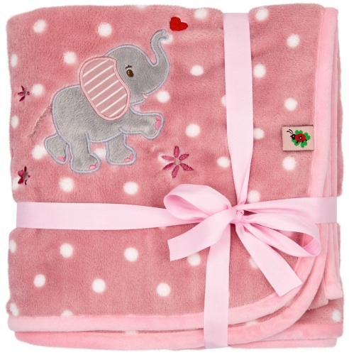 Soft blanket, pink, Baby Charm 75x100cm, Spiegelburg (86010) / Plaids and Blankets Kids Republic Soft blanket, pink, Baby Charm 75x100cm, Spiegelburg (86010) / Plaids and Blankets