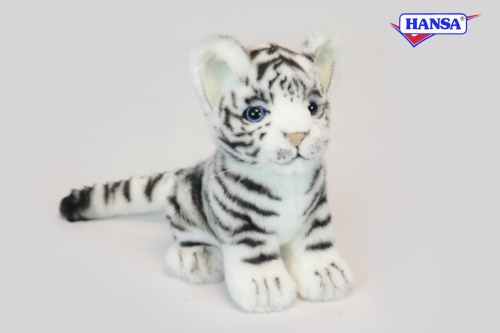 Plush Toy White tiger cub, height 16cm, Hansa (24204) / Plush Toys № 2