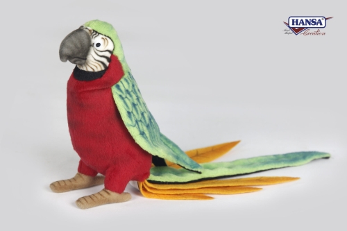 Мягкая игрушка Попугай краснотелый, высота 37см, Hansa (33268) / Мягкие игрушки № 2