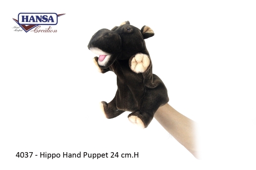 Мягкая игрушка на руку Бегемот, серия Puppet, высота 24см, Hansa (40372) / Мягкие игрушки № 2 Kids Republic Мягкая игрушка на руку Бегемот, серия Puppet, высота 24см, Hansa (40372) / Мягкие игрушки № 2