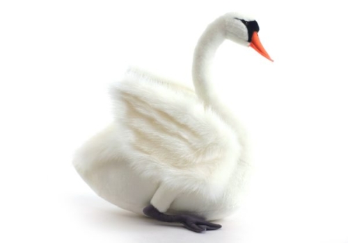 Мягкая игрушка Белый лебедь, высота 45 см, Hansa (40839) / Мягкие игрушки № 2