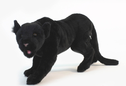 Мяка іграшка Чорна пантера, що крадеться, довжина 55см, Hansa (53051) / Мякі іграшки № 2 Kids Republic Мяка іграшка Чорна пантера, що крадеться, довжина 55см, Hansa (53051) / Мякі іграшки № 2