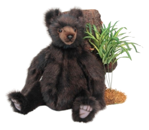 Plush Toy Brown Bear, height 45cm, Hansa (63579) / Plush Toys Kids Republic Plush Toy Brown Bear, height 45cm, Hansa (63579) / Plush Toys