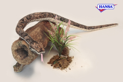 Мяка іграшка Пітон коричневий, довжина 158 см, Hansa (63784) / Мякі іграшки № 2 Kids Republic Мяка іграшка Пітон коричневий, довжина 158 см, Hansa (63784) / Мякі іграшки № 2