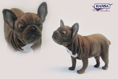 Мягкая игрушка Французский бульдог, длина 50см, Hansa (66006) / Мягкие игрушки № 2 Kids Republic Мягкая игрушка Французский бульдог, длина 50см, Hansa (66006) / Мягкие игрушки № 2