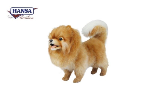 Plush Toy Pomeranian Spitz, height 28cm, Hansa (70188) / Plush Toys № 2 Kids Republic Plush Toy Pomeranian Spitz, height 28cm, Hansa (70188) / Plush Toys № 2