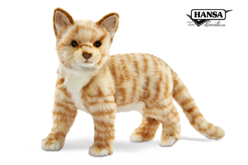 Plush Toy Red cat, standing, length 30cm, Hansa (72304) / Plush Toys № 2 Kids Republic Plush Toy Red cat, standing, length 30cm, Hansa (72304) / Plush Toys № 2